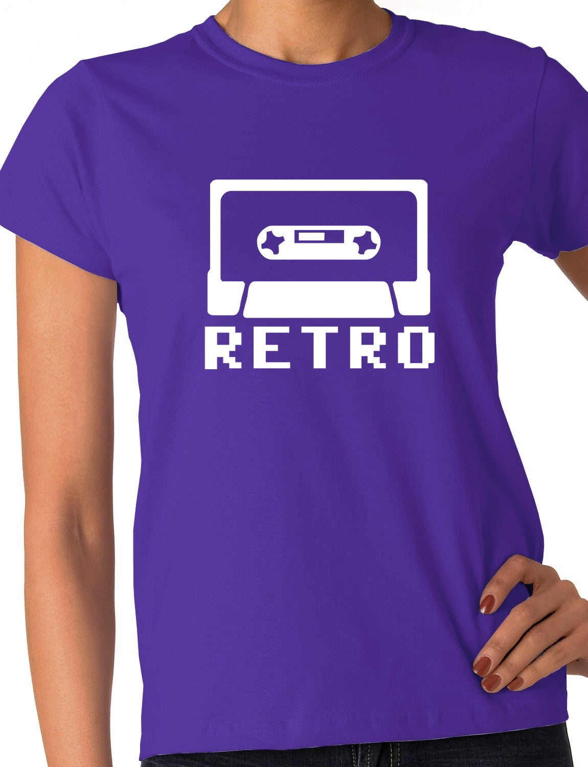 Retro Music Ladies T-shirt