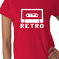Retro Music Ladies T-shirt