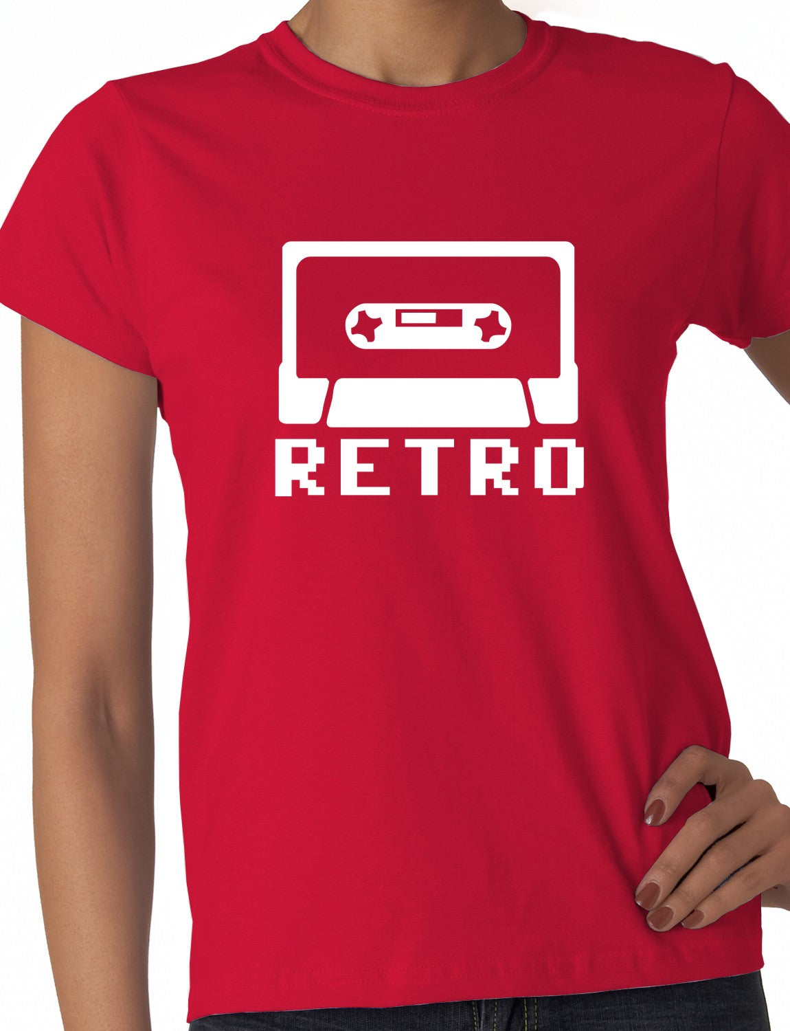 Retro Music Ladies T-shirt