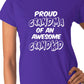 Proud Grandma of A Grandkid Ladies T-shirt