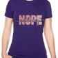 Nope Not Today Metal Awareness Self Love Womens T-Shirt Tee Ladies