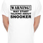 Warning May Talk About Snooker Pool Mens T-Shirt
