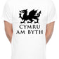 Cymru Am Byth Wales Welsh Dragon Mens T-Shirt