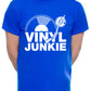 Vinyl Junkie Muisc DJ Hip Hop Dance Trance Mens T-Shirt