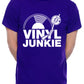Vinyl Junkie Muisc DJ Hip Hop Dance Trance Mens T-Shirt