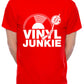 Vinyl Junkie Muisc DJ Hip Hop Dance Trance Mens T-Shirt