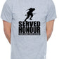 Veteran Served With Honour Armed Forces Army Navy Air Force Mens T-Shirt