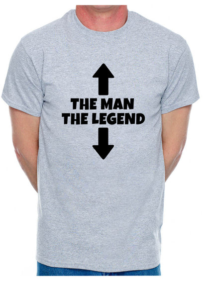 The Man The Legend Birthday Slogan Gift Mens T-Shirt