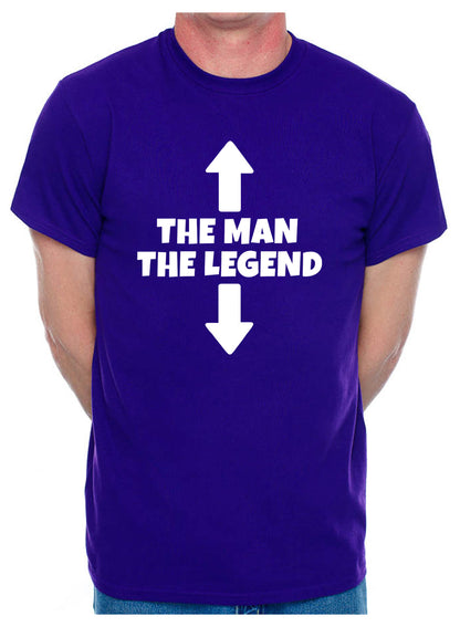 The Man The Legend Birthday Slogan Gift Mens T-Shirt