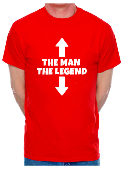 The Man The Legend Birthday Slogan Gift Mens T-Shirt