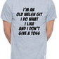 I'm An Old Welsh Git Wales Birthday Retirement Present Mens T-Shirt