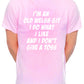 I'm An Old Welsh Git Wales Birthday Retirement Present Mens T-Shirt