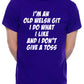 I'm An Old Welsh Git Wales Birthday Retirement Present Mens T-Shirt