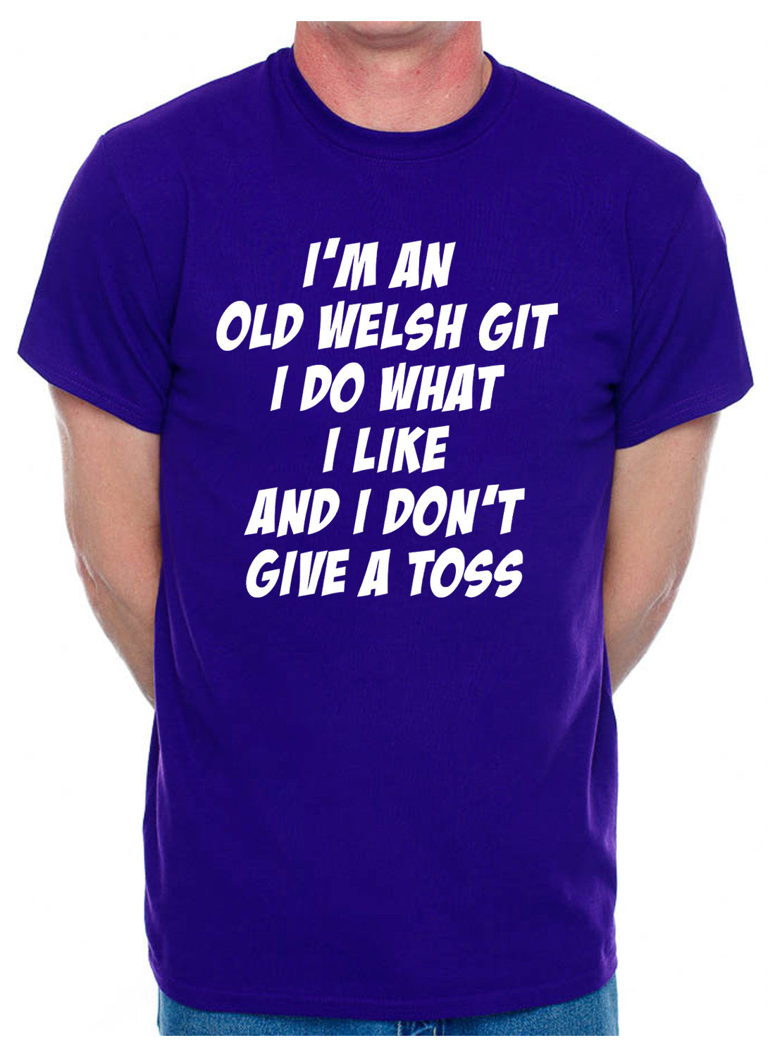 I'm An Old Welsh Git Wales Birthday Retirement Present Mens T-Shirt