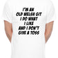 I'm An Old Welsh Git Wales Birthday Retirement Present Mens T-Shirt