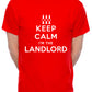 Keep Calm I'm The Landlord Pub Barman Mens T-Shirt
