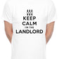 Keep Calm I'm The Landlord Pub Barman Mens T-Shirt