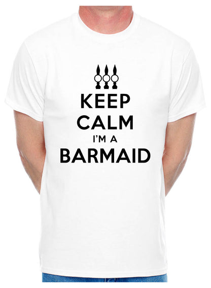 Keep Calm I'm A Barmaid Pub Landlord Mens T-Shirt
