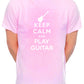 Keep Calm And Play The Guitar Guitarist Mens T-Shirt