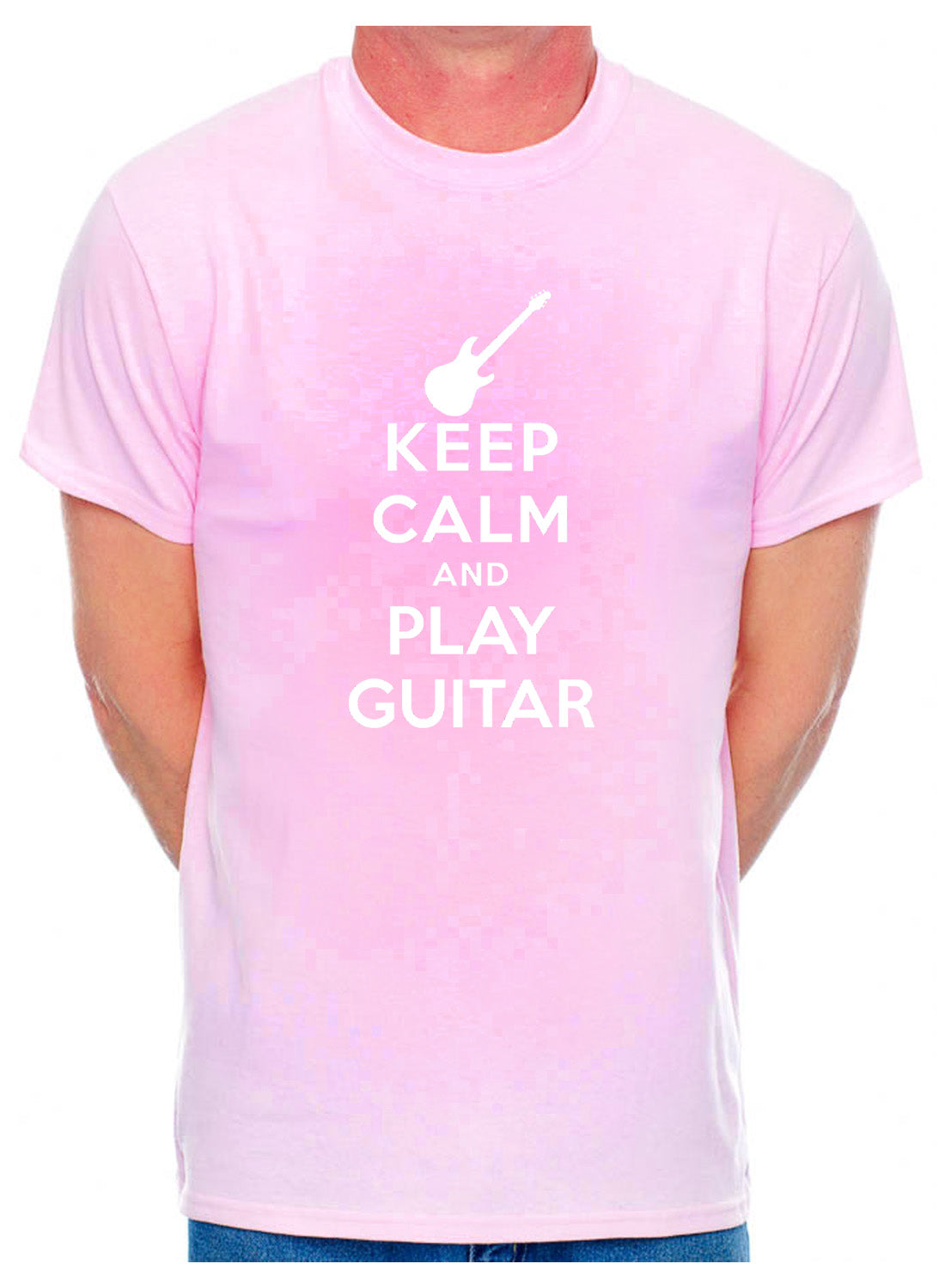 Keep Calm And Play The Guitar Guitarist Mens T-Shirt