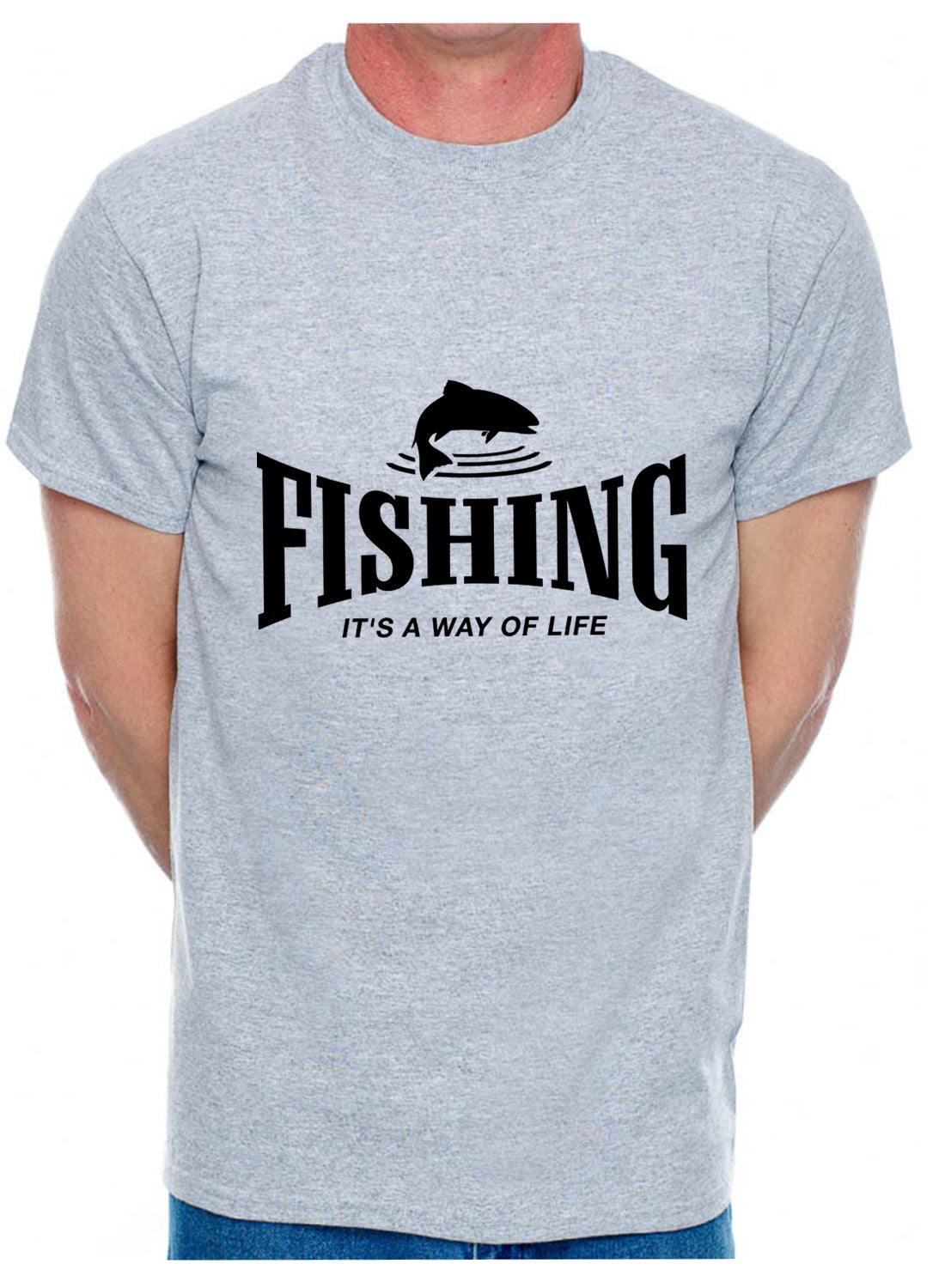 Fishing Is Way Of Life Angling Angler Mens T-Shirt