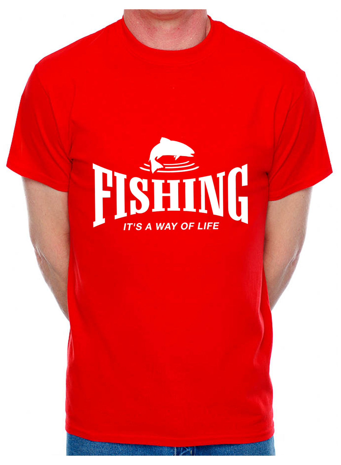 Fishing Is Way Of Life Angling Angler Mens T-Shirt