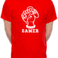 Gamer Fist Gaming T-Shirt Slogan Gamer X-Box Retro Gift Mens T-Shirt
