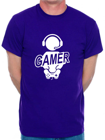 Gamer Gaming Slogan Gamer Playstation T-Shirt Retro Gift Mens T-Shirt
