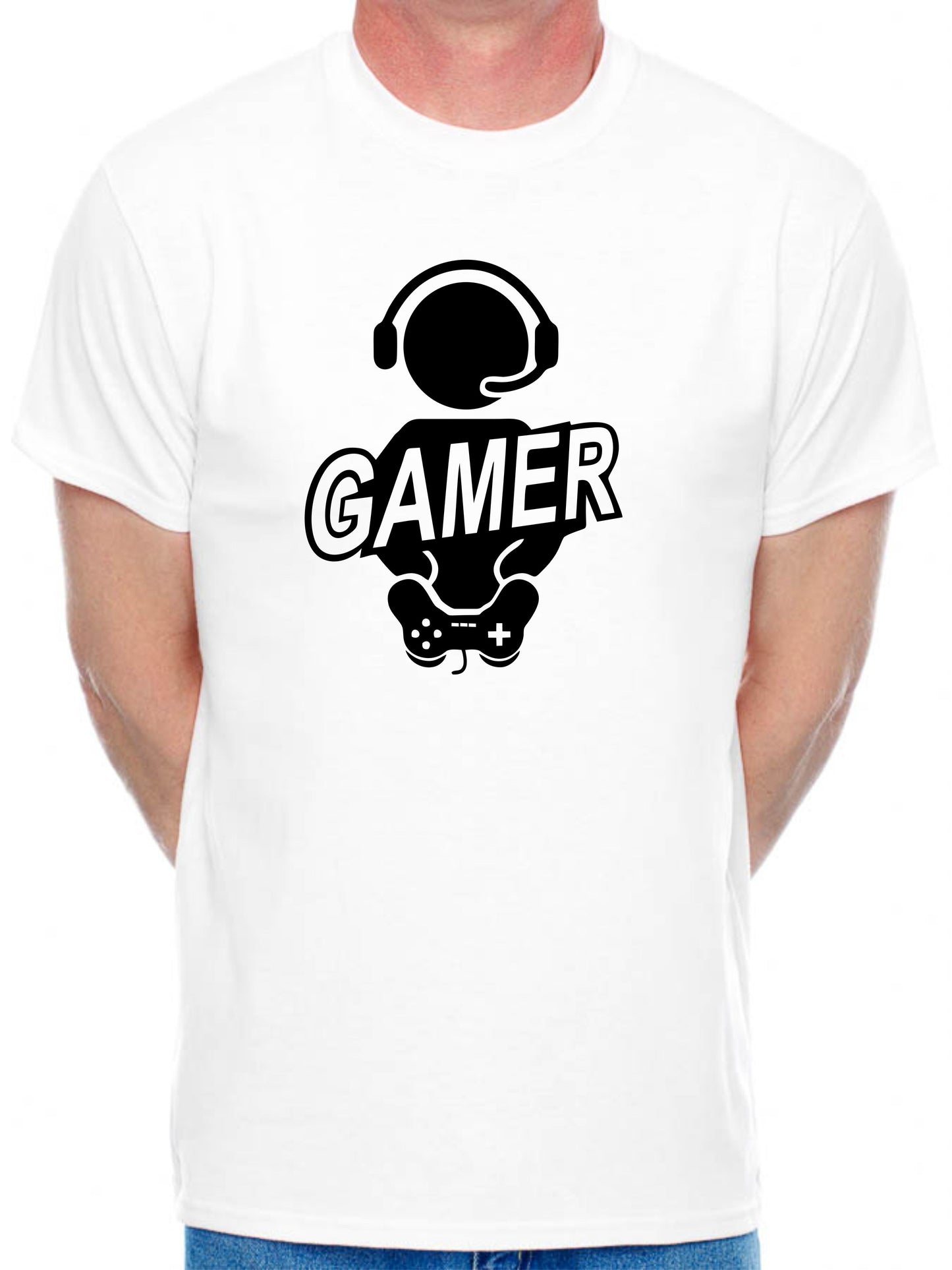 Gamer Gaming Slogan Gamer Playstation T-Shirt Retro Gift Mens T-Shirt