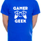 Gamer Geek Gift Mens T-Shirt Gaming T-Shirt Slogan Gamer Retro Playstation