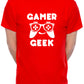 Gamer Geek Gift Mens T-Shirt Gaming T-Shirt Slogan Gamer Retro Playstation