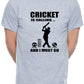 Cricket Is Calling T-Shirt Funny Slogan Birthday Men Man's Tee