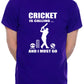 Cricket Is Calling T-Shirt Funny Slogan Birthday Men Man's Tee