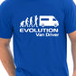 Evolution Of A Van Driver T-Shirt