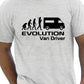 Evolution Of A Van Driver T-Shirt