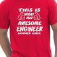 Awesome Engineer Looks Like T-Shirt