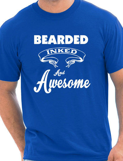 Bearded Inked & Awesome T-Shirt