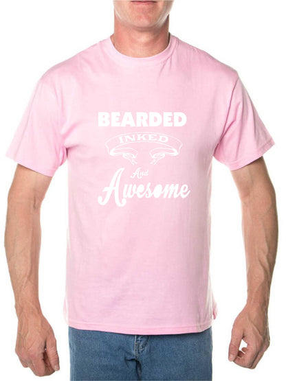 Bearded Inked & Awesome T-Shirt
