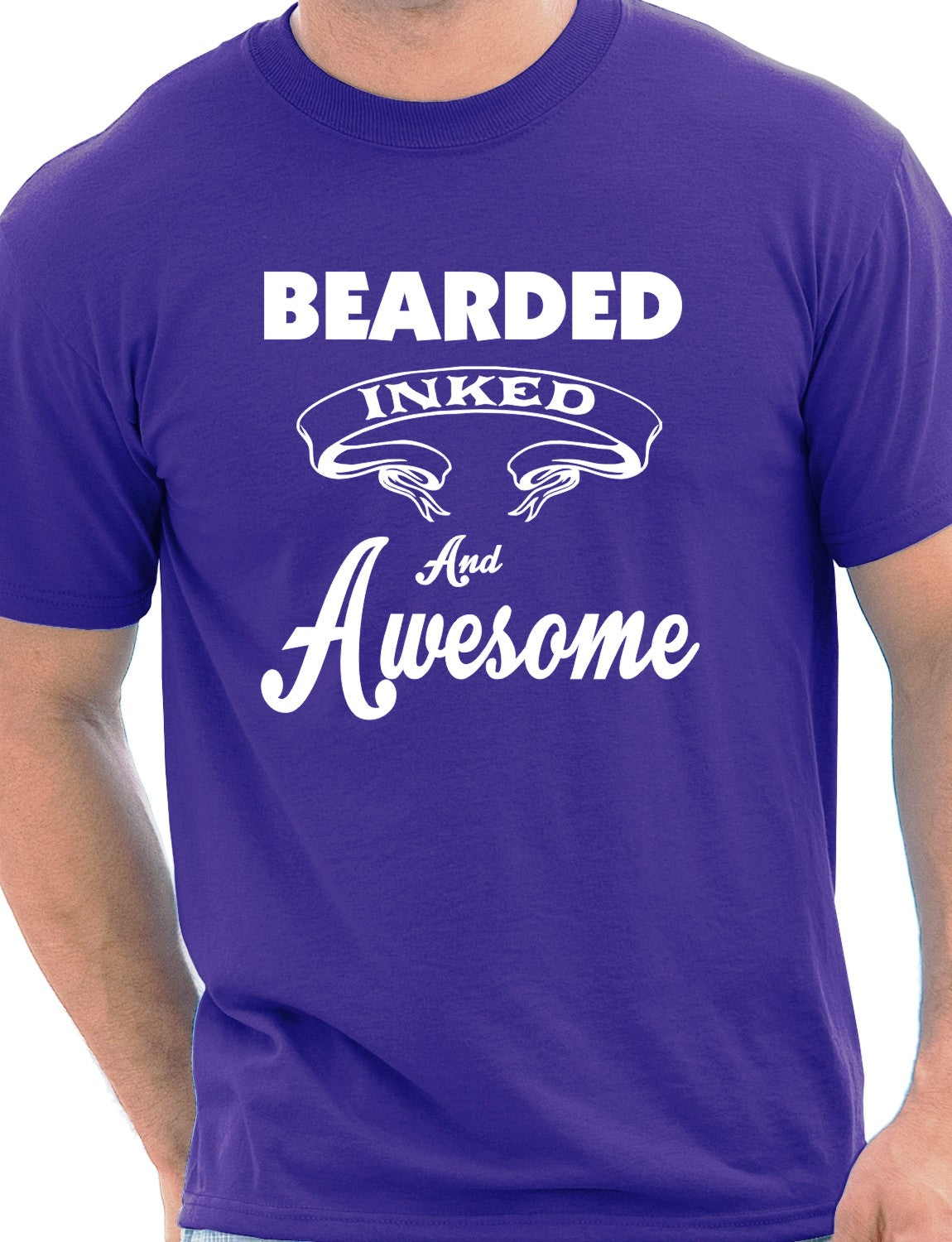 Bearded Inked & Awesome T-Shirt