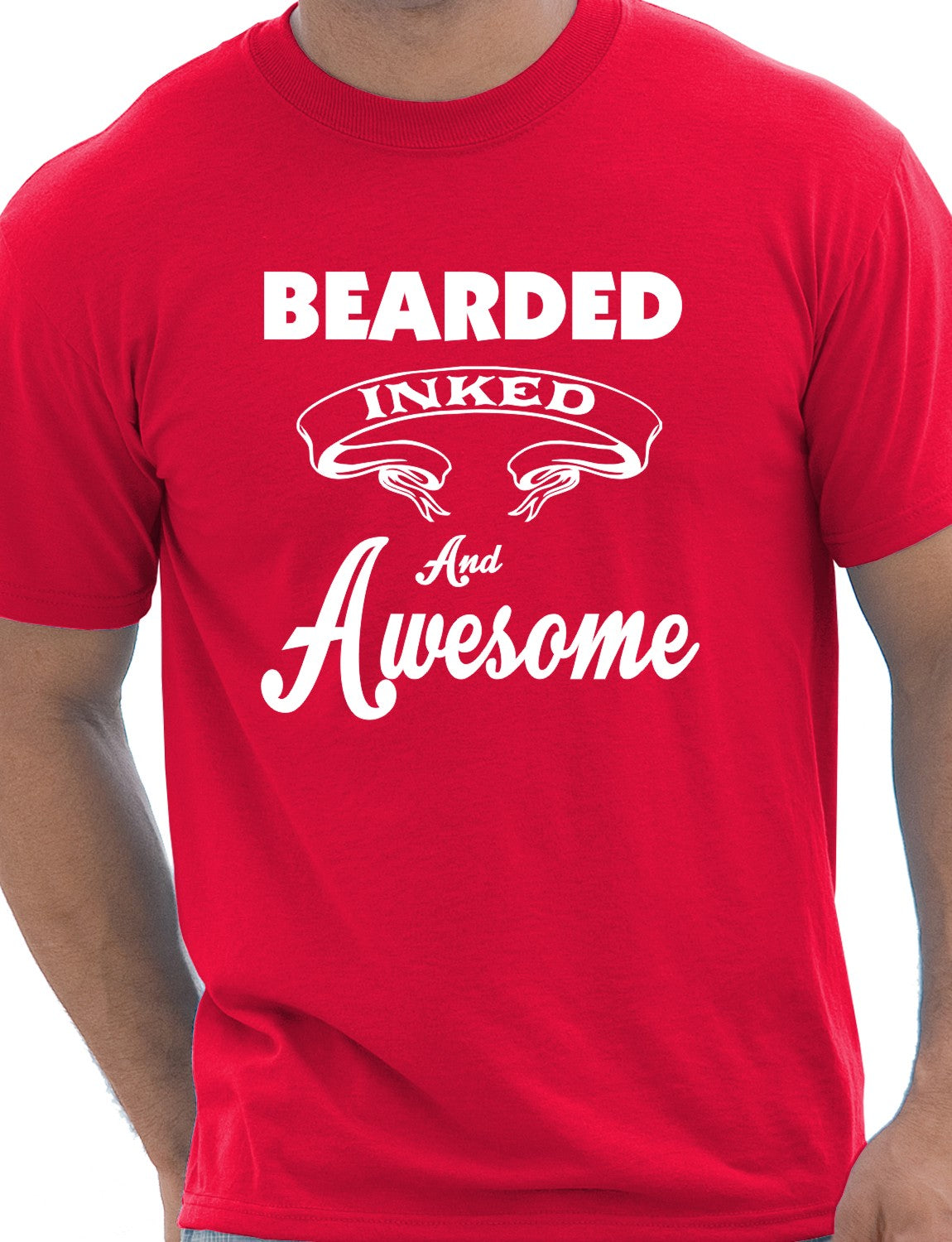 Bearded Inked & Awesome T-Shirt