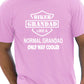 Biker Grandad Like A Normal Grandad T-Shirt