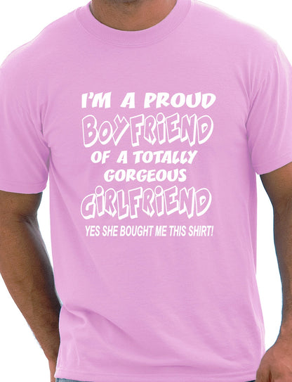 Proud Boyfriend Of Gorgeous Girlfriend T-Shirt