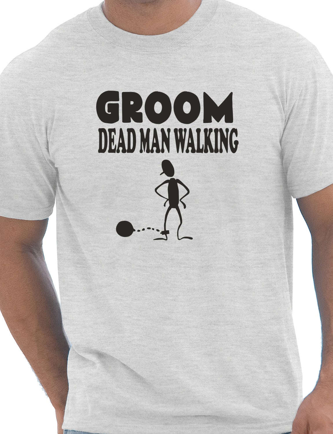 Groom Dead Man Walking Mens Stag Do T-Shirt Size S-XXL