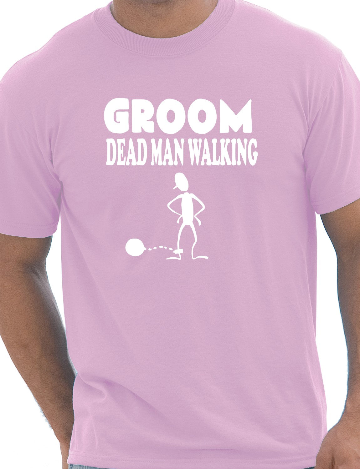 Groom Dead Man Walking Mens Stag Do T-Shirt Size S-XXL