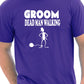 Groom Dead Man Walking Mens Stag Do T-Shirt Size S-XXL