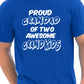 Proud Grandad of 2 Grandkids T-Shirt