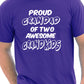 Proud Grandad of 2 Grandkids T-Shirt