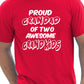 Proud Grandad of 2 Grandkids T-Shirt