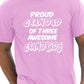 Proud Grandad of 3 Grandkids Mens T-shirt Size S-XXL
