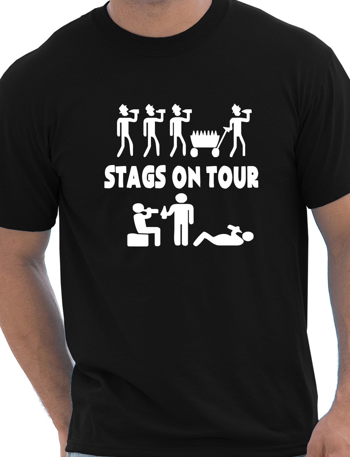 Stags On Tour Stag Do T-Shirt